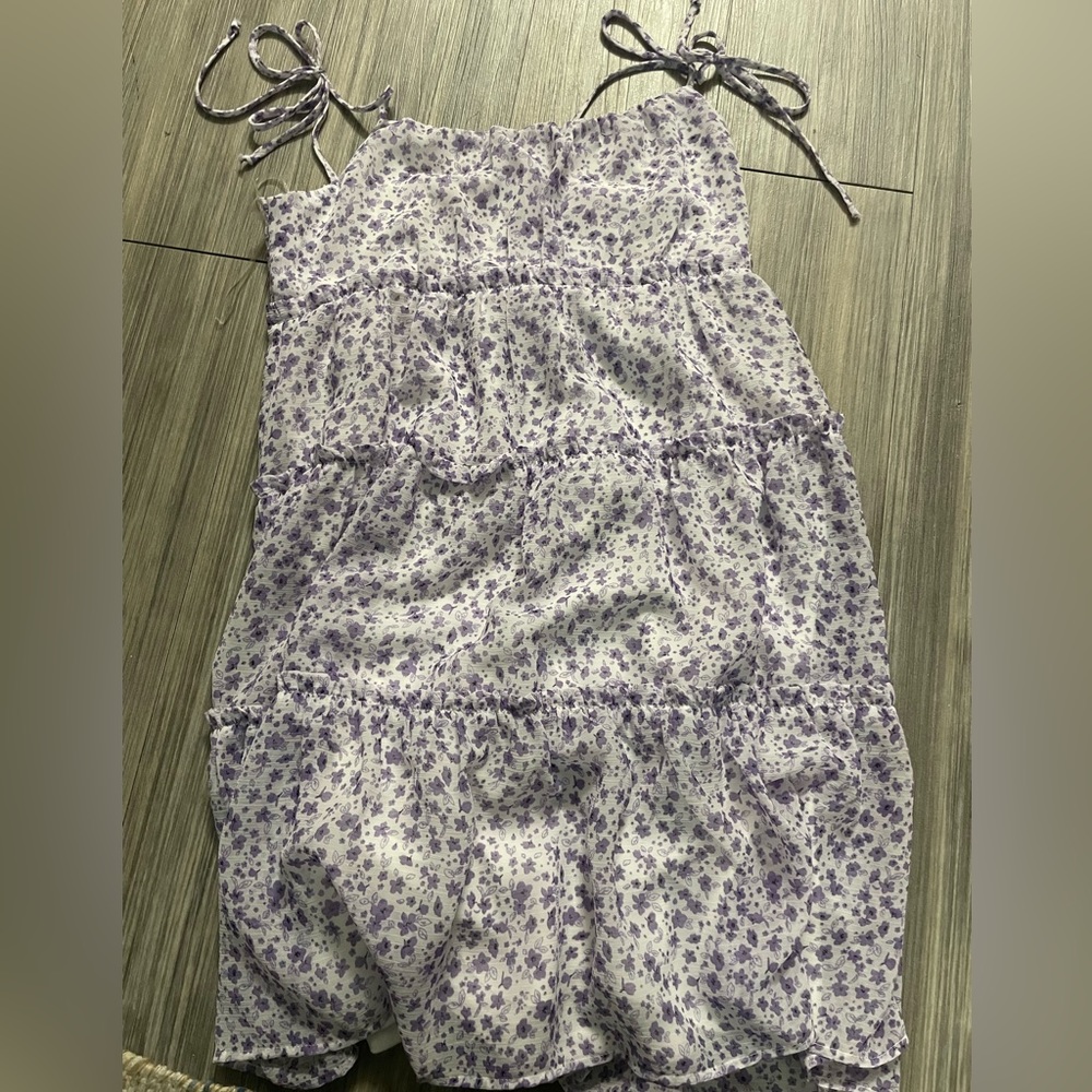 Purple sundress